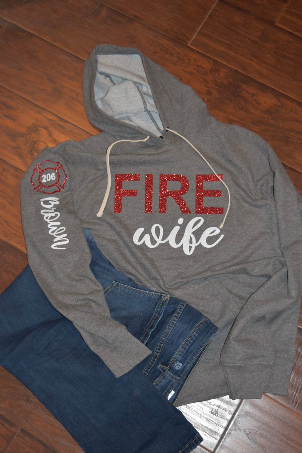 Fire Wife-Long Sleeve Tee or hoodie