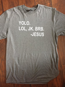 YOLO...LOL, JK